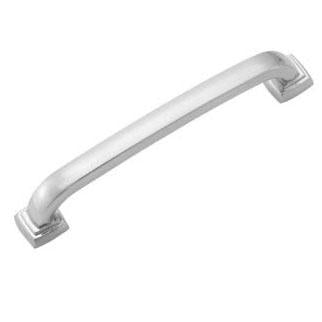 door - pull - 128mm - satin nickel - 1815