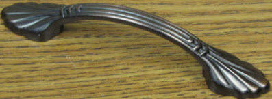 door - pull - 3" - fluted v - old world bronze - a7104