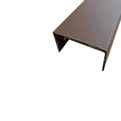 trim - u-channel - 1 7/8" x 8' - 6041-wn - walnut