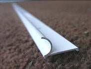 trim - 14' - slide out box gutter - polar white