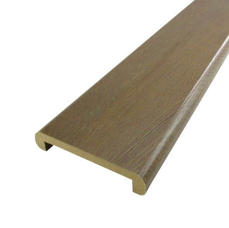 trim - u channel - 3/4" x 3.556" x 96" - carb 2 - mdf - coastal sunrise