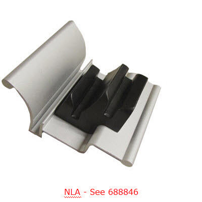 shower - door - handle only - satin nickel - for tri-slide door w/bumper & no t bar