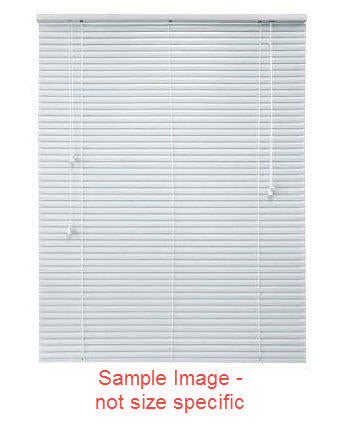 blind - mini - 62" x 32" - alum - white