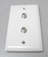 plate - coax - double - white
