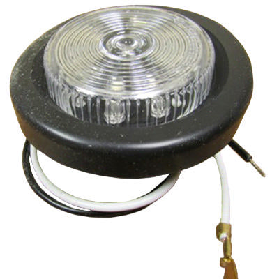 light - exterior - front cap - led - 2" round - w/grommet
