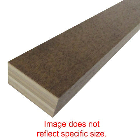 stile - square - 18mm x 4" x 108" - lc - w/mdf face - driftwood cognac