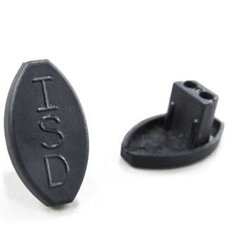 shade - end cap - for roller shade - black
