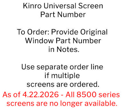 screen - window - replacement - all sizes - kinro