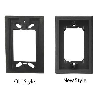 plate - gfci extension ring - black