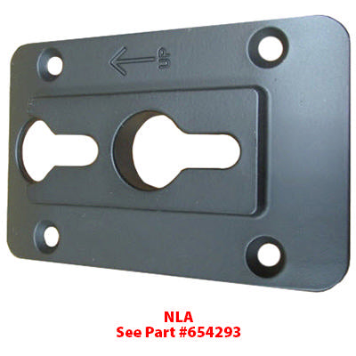 bracket - tv - outside plate - black - w/nylon quick disconnect