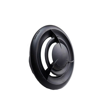 a/c - vent - ceiling - grill w/air diffuser - black