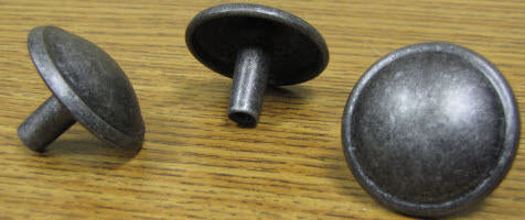 door - knob - 1/4" - swedish iron