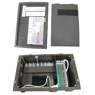 converter - distribution center - 30/50 amp - 15 dc circuts - brown