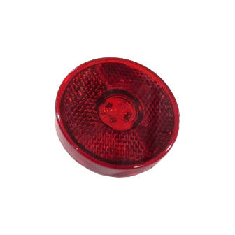 light - marker - round - 2 1/2" - led - low profile - red