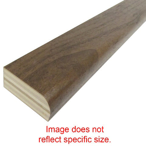 stile - radius - 18mm x 2" x 96" - lc - w/mdf face - driftwood cognac - r1