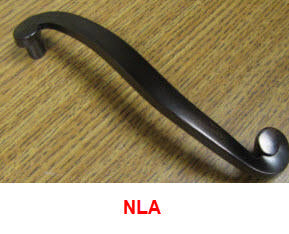 door - pull - drawer/cabinet - 128mm "s" - oil rubbed bronze