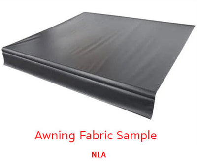 awning - fabric only - 20' - power - solid black - prepflex (includes shipping tube) - replaces krv 506126