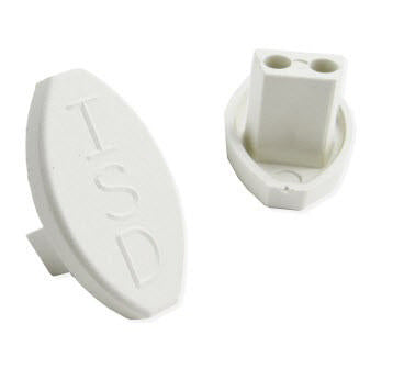 shade - end cap - for roller shade - oyster