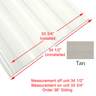 siding - 024 - 36" x 96" - 1mdm sl - tan