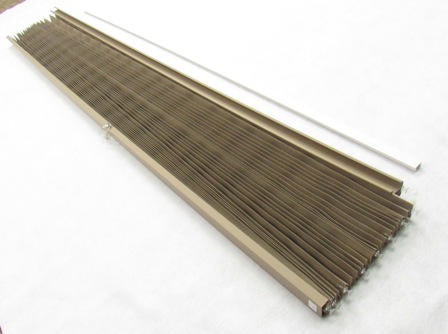 passage - door - 82" x 74" - bifold - tan - dbl hdl