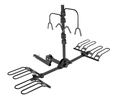 Support de vélo Enthuze à attelage plateforme pour 4 vélos – Montage sur attelage 2 pouces, inclinaison pour accès au coffre, capacité de 160 lbs