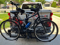 Porte-vélos sur attelage Enthuze ACTENT4084 pour 2 vélos – Montage universel, capacité 80 lbs