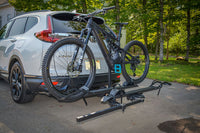 Support de Vélo Électrique Enthuze 2 vélos - Attelage 2 pouces, capacité 100 lbs par vélo