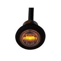 Amber/Clear LED Clearance Light 3/4" with Rubber Grommet – JIMEXS 701364