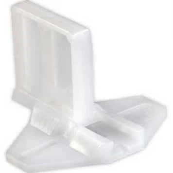Support ajustable blanc pour tiroir de VR JR Products 70775 – Ensemble de 2