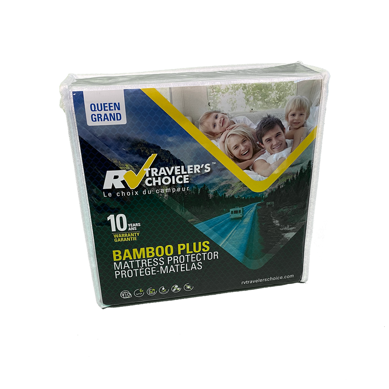 Protège-matelas Bamboo Plus Queen pour VR – RV Traveler’s Choice