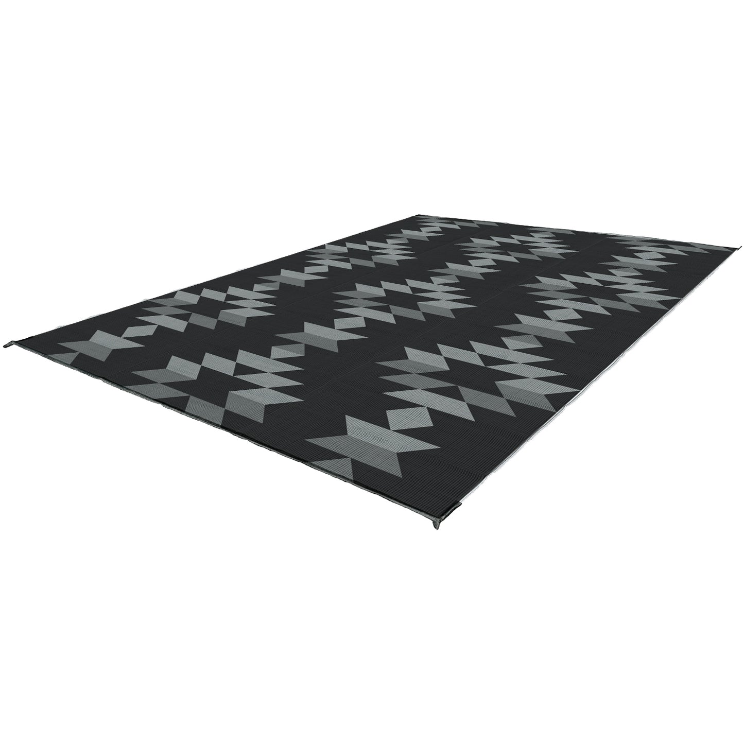 Tapis exterieur Noir/Gris Monterrey Boho Kuma | 12' x 9" | 18'x 9'