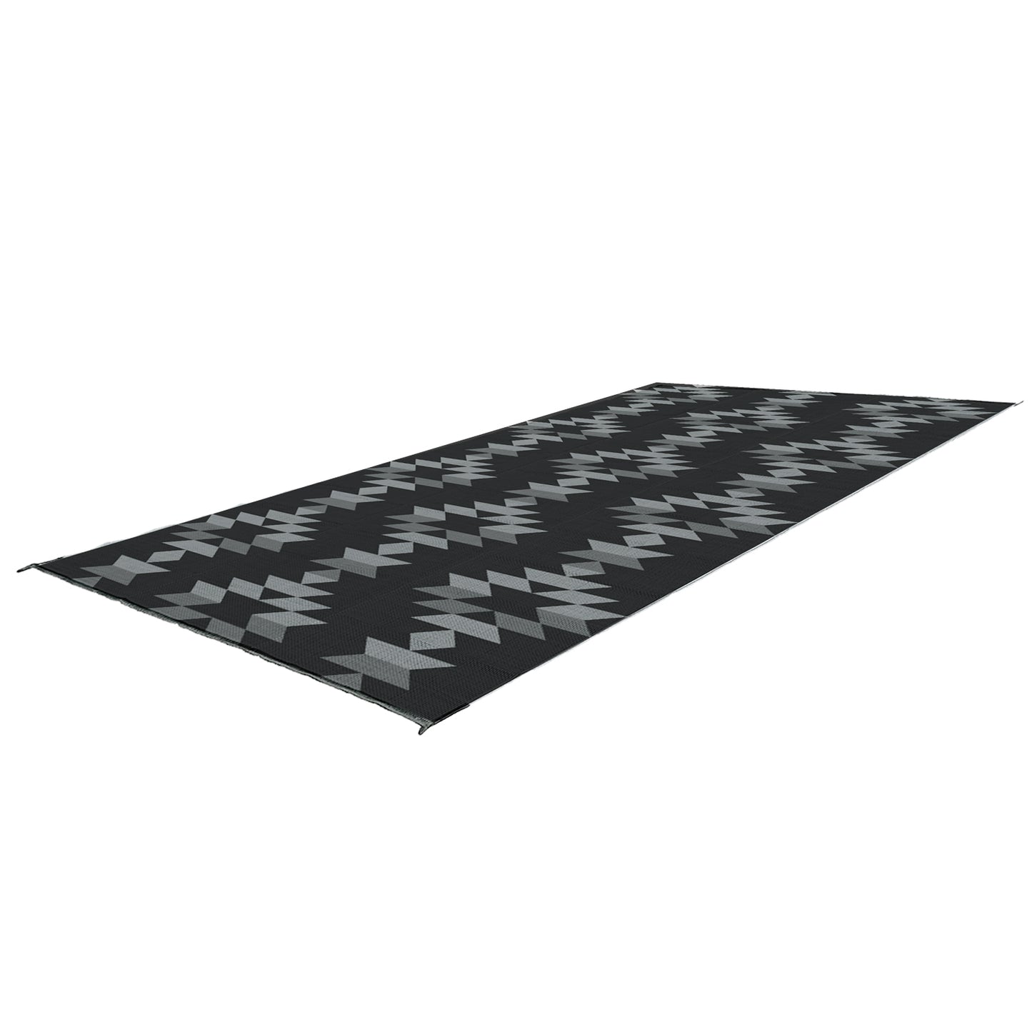 Tapis exterieur Noir/Gris Monterrey Boho Kuma | 12' x 9" | 18'x 9'