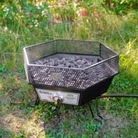 Kuma Off-Grid Hex Propane Fire Pit