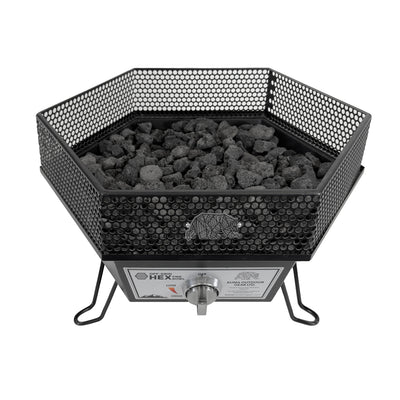 Brasero / Foyer extérieur au propane Kuma Off-Grid Hex