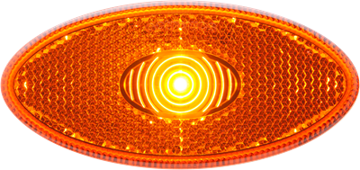 Feu de Gabarit à DEL Jaune MCL0030A1BB – Montage en Surface 12V, Homologué FMVSS