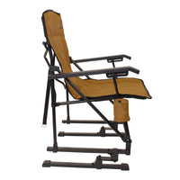 Kuma Spring Bear Chair - Folding, Smooth Rocking, Sturdy Frame, Insulated Cup Holder