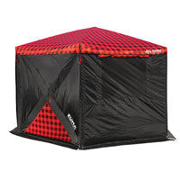 Super Bear Den Deluxe Gazebo Kuma – Murs Intégrés, 2 Portes, Montage Rapide, Protection UV50+