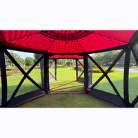 Super Bear Den Deluxe Gazebo Kuma – Murs Intégrés, 2 Portes, Montage Rapide, Protection UV50+