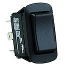 Interrupteur multifonction JR Products 19-2011 DPDT momentané noir pour VR