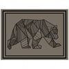 Charger l&#39;image dans la galerie, Tapis Kuma Bear 12x9 Noir/Khaki