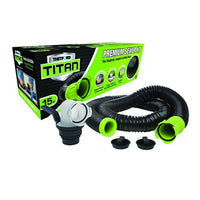 Tuyau d'égout Thetford Titan 15/20 pieds, résistant et durable, avec raccord et bouchon bayonnette