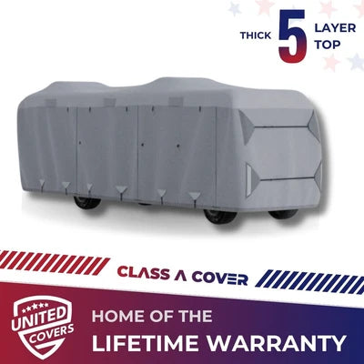 Housse Gold Shield 5L pour motorisé Classe A 37 à 40 pi – United Covers