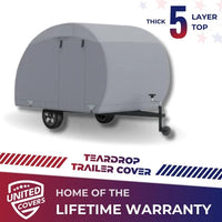 Housse de protection Gold Shield 5L pour mini-roulotte Teardrop jusqu’à 17 pi 7 po