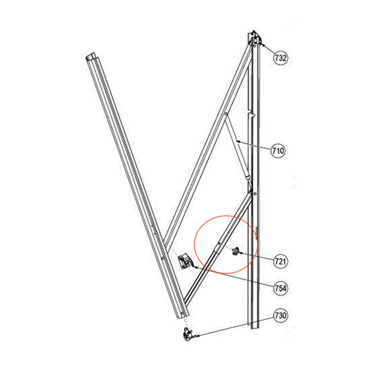 Vis Dometic 3311579.007 pour auvent Sunchaser – 5/16-18 x 0.63 PHCR