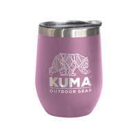 Gobelet à Vin Kuma Isotherme en Acier Inoxydable - Double Paroi, Couvercle Anti-Éclaboussures, Sans BPA