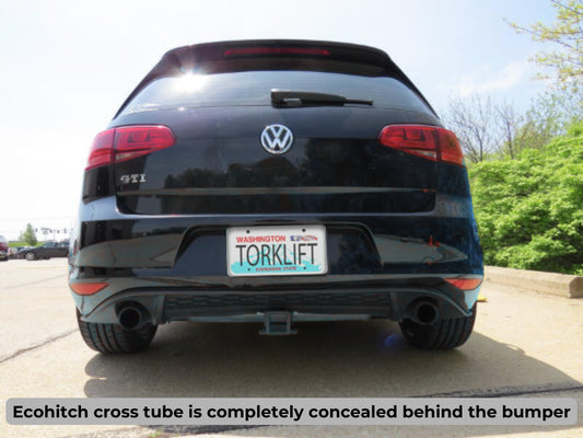 EcoHitch Trailer Hitch for VW Golf / GTI 2015-2017 – Hidden Receiver 2"