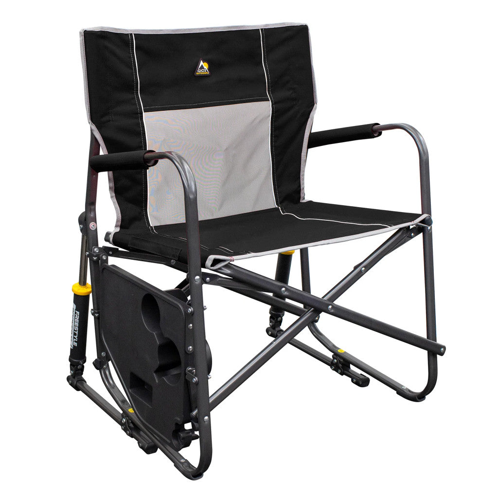 Chaise noir avec tablette À Bascule Freestyle XL™