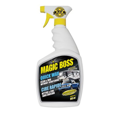 Wash & Wax Waterless 1 Step 995ml Magic-Boss – Roulottes Lupien 2000 inc.
