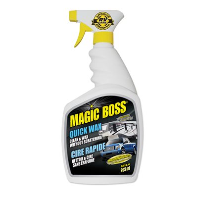 Wash &amp; Wax Waterless 1 Step 995ml Magic-Boss