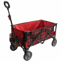 Chariot pliable Bear Buggy Wagon Kuma - Noir/Rouge